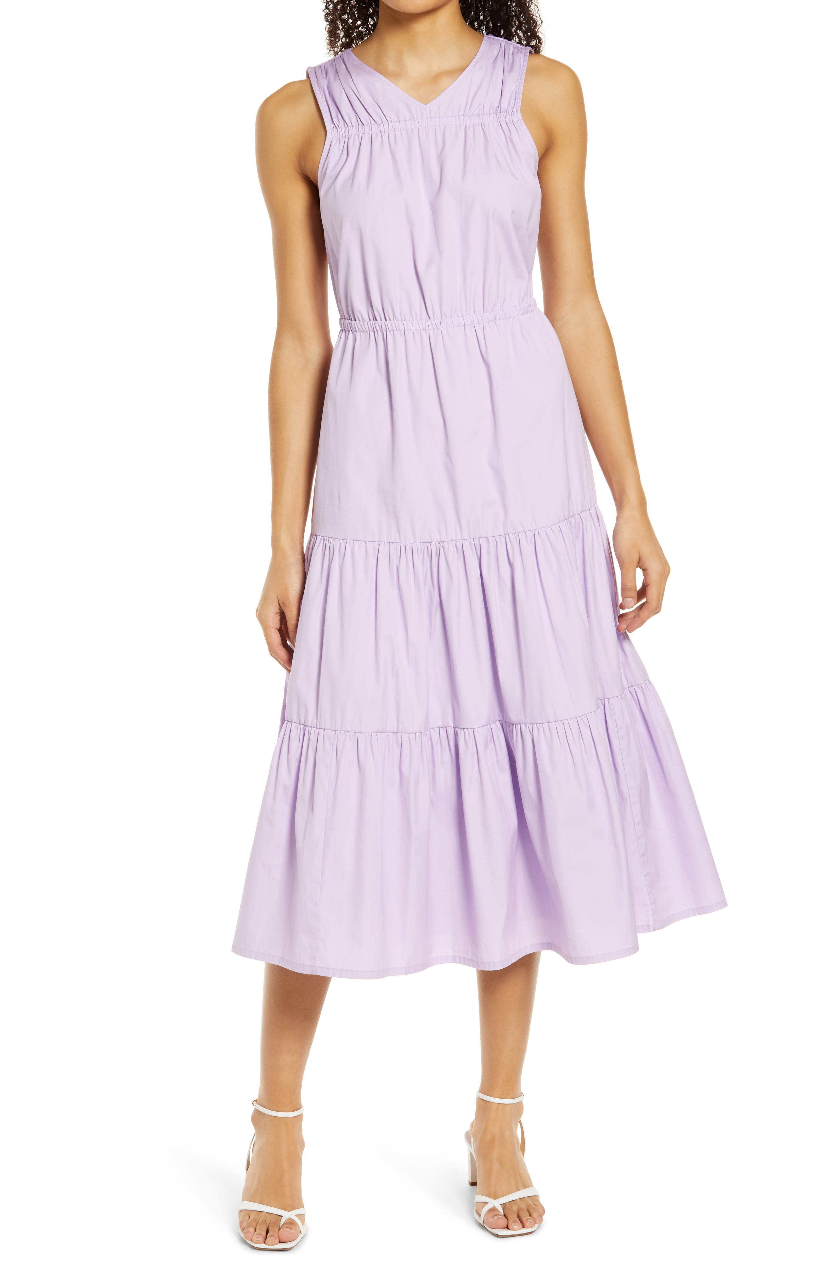 lavender dress casual